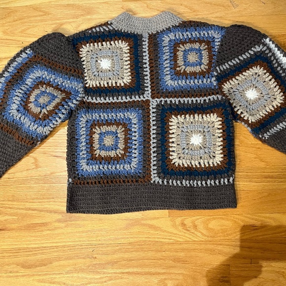 Sea Farrah Crochet Sweater Size Xs 